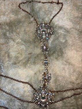 Crystal glam sexy body chain swimsuit accessory jewelry rhinestone design cute